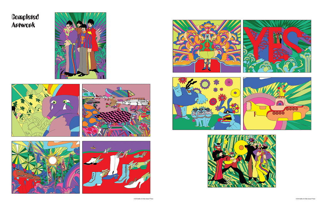 The Beatles Yellow Submarine Color by Numbers