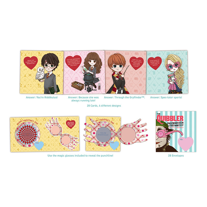 Harry Potter: Red Reveal Joke Valentines