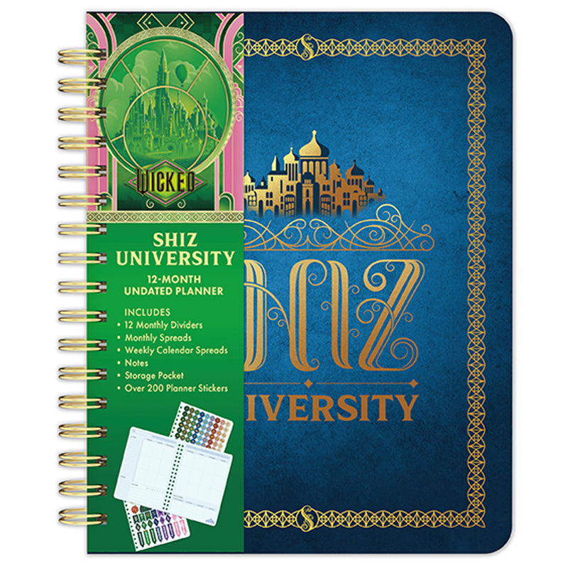 Wicked: Shiz University 12-Month Undated Planner