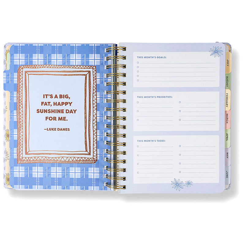 2026 Gilmore Girls 13-Month Weekly Planner