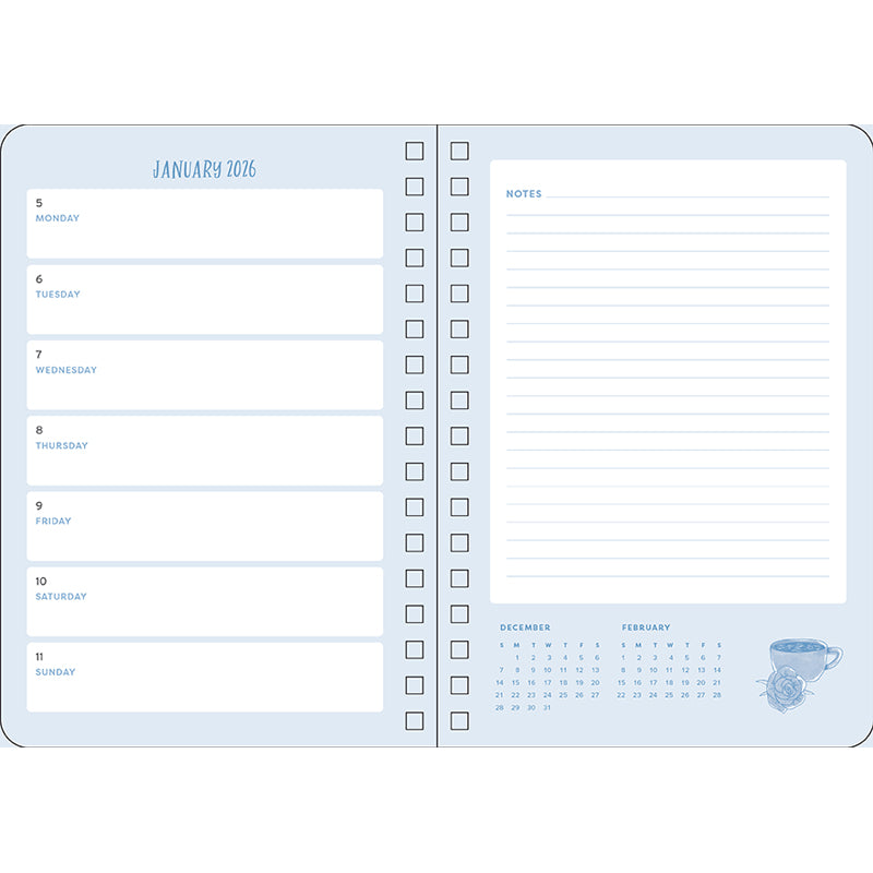 2026 Gilmore Girls 13-Month Weekly Planner