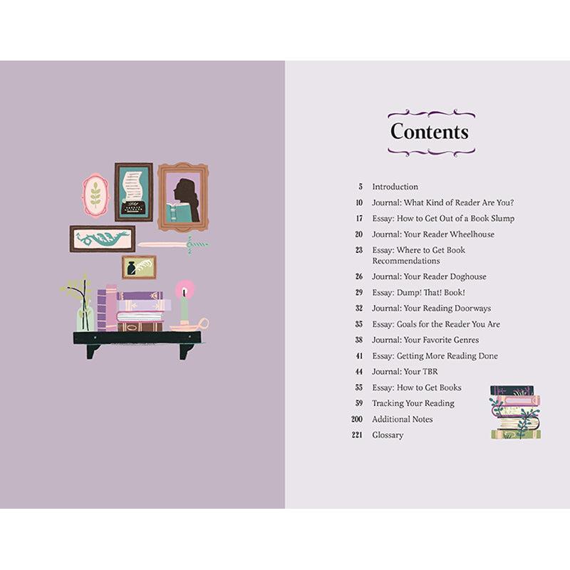 The No-Pressure Book Journal