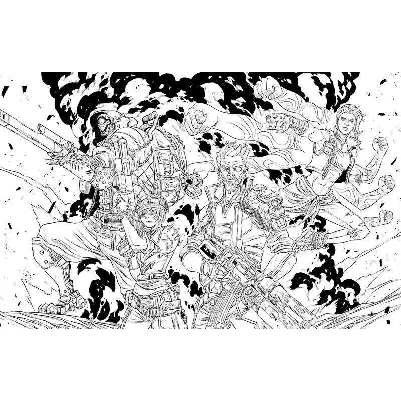 Borderlands: The Official Coloring Book
