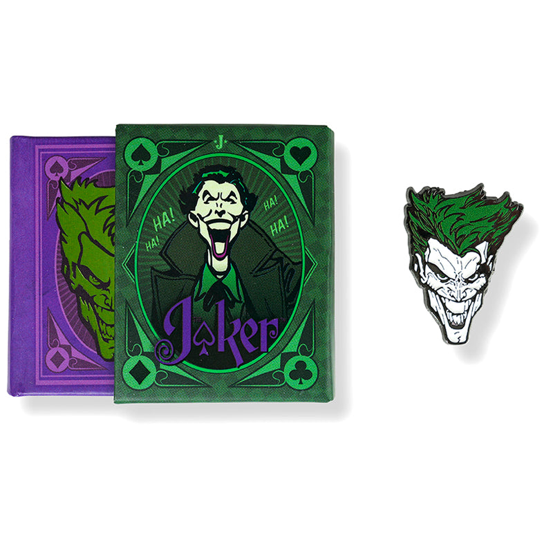 DC Comics: The Joker Tiny Book and Pin Set