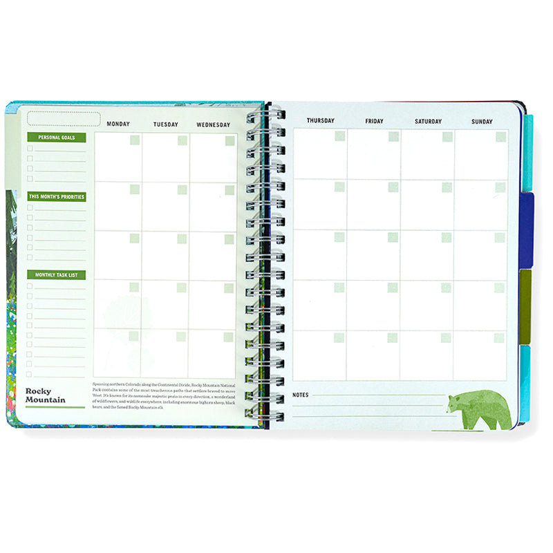 The Art of the National Parks Undated Planner