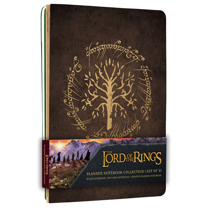Lord of the Rings Planner Notebook Collection (Set of 3)