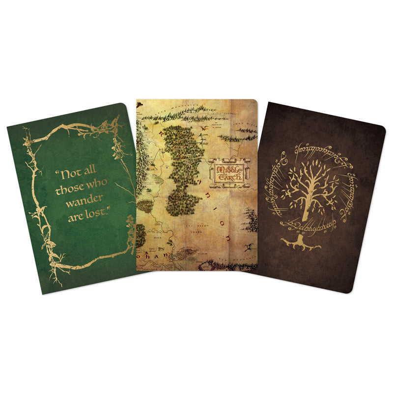 Lord of the Rings Planner Notebook Collection (Set of 3)