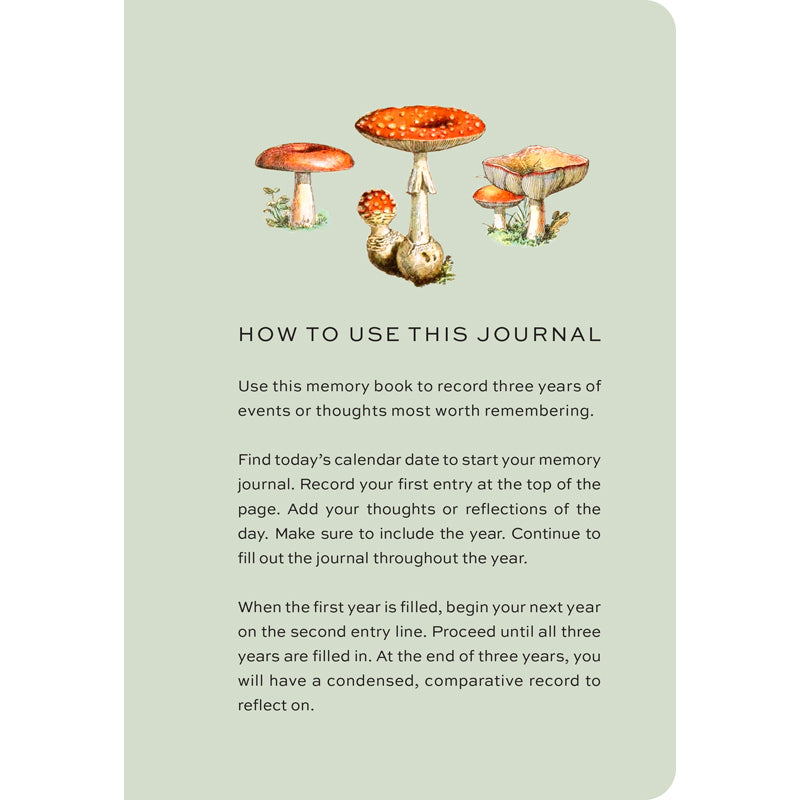 Fungi Memory Journal: Record, Reflect, Remember