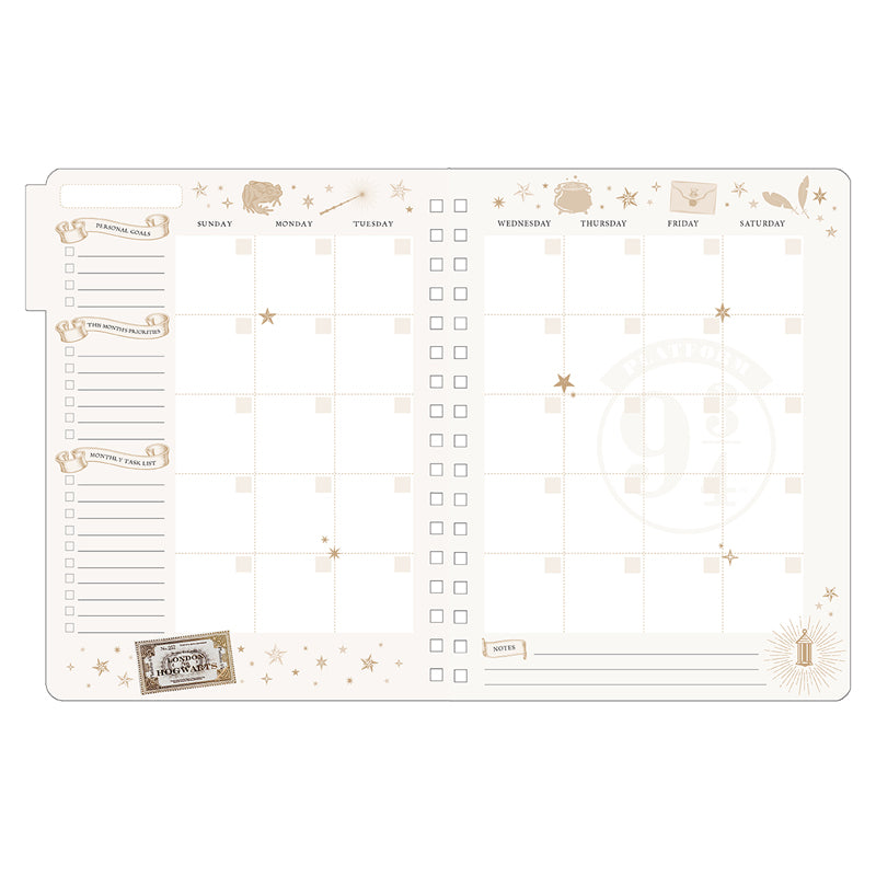 Harry Potter: Magical Places 12-Month Undated Planner