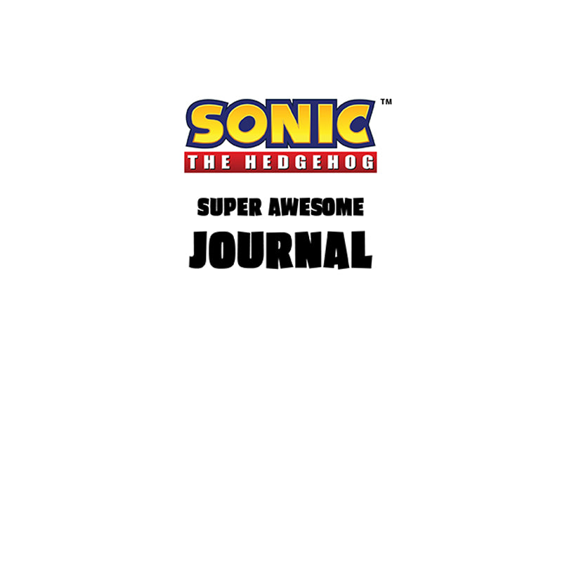 Sonic the Hedgehog Super Awesome Journal