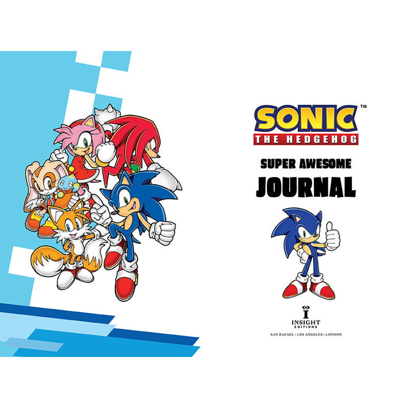 Sonic the Hedgehog Super Awesome Journal