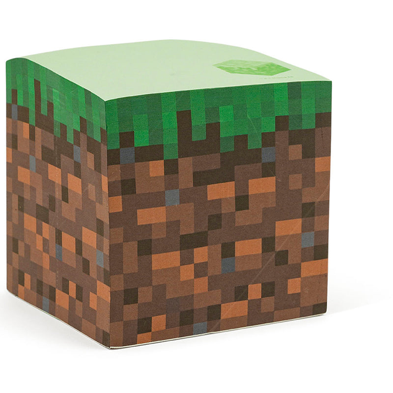 Minecraft: Grass Block Sticky Note Cube