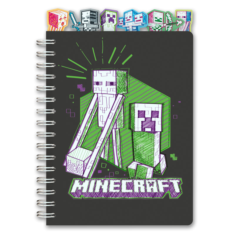 Minecraft: Hostile Mobs Spiral Notebook