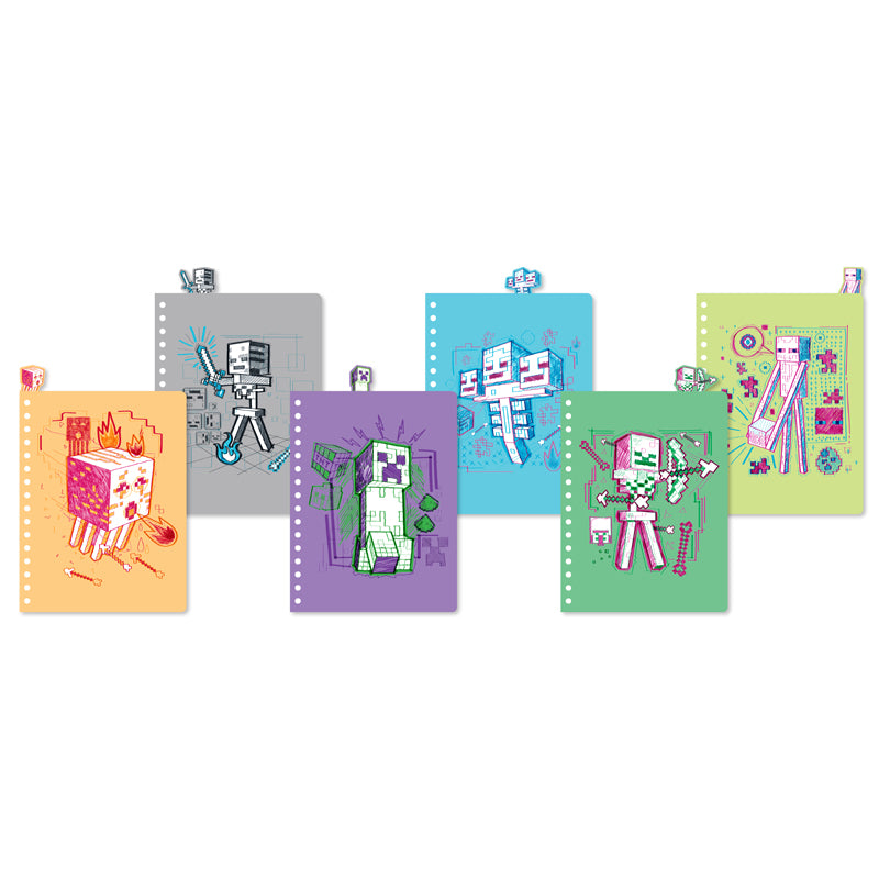 Minecraft: Hostile Mobs Spiral Notebook