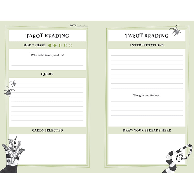 Beetlejuice Tarot Journal