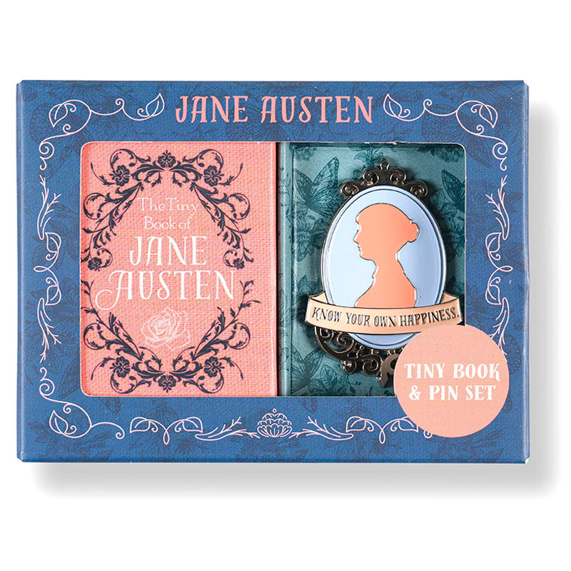 Jane Austen Tiny Book and Pin Set