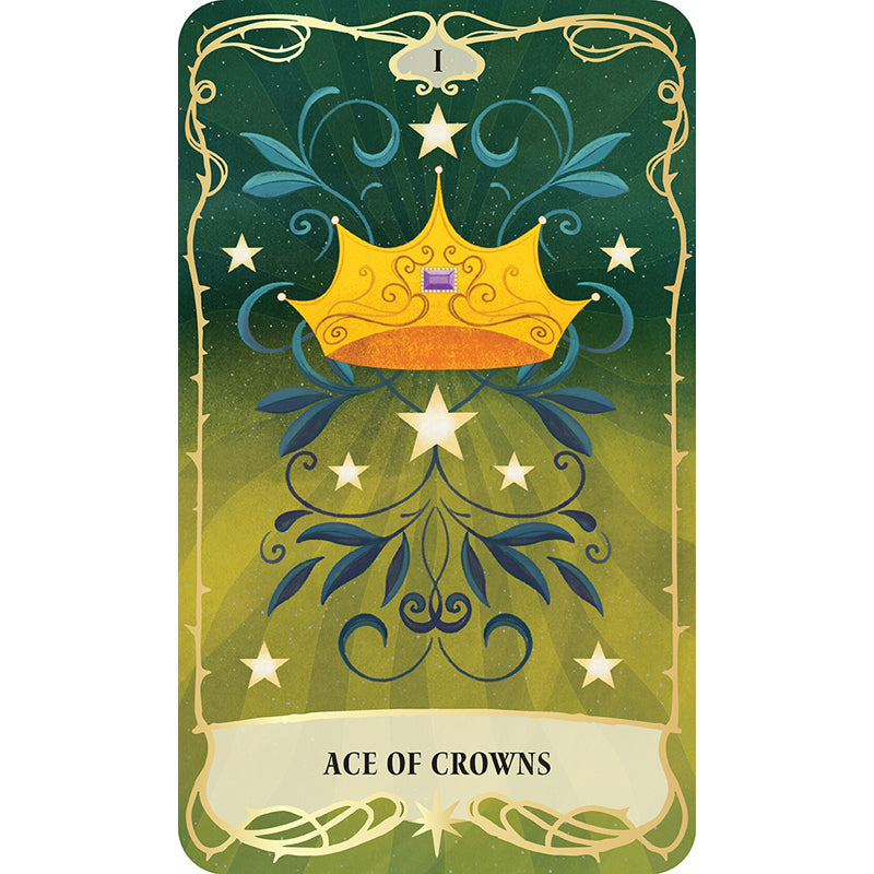 Wings and Crowns: A Romantasy Tarot Deck and Guidebook