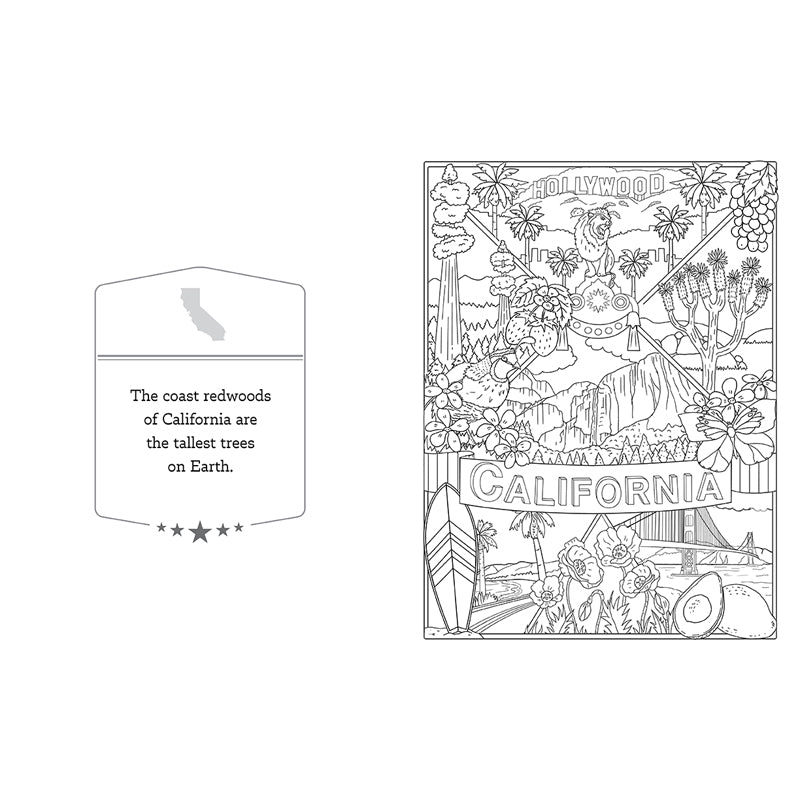 America the Beautiful Coloring Book