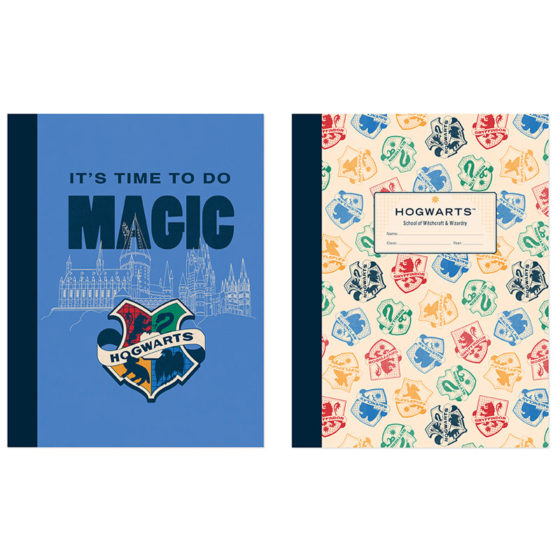 Harry Potter: Hogwarts Composition Notebook Set (Set of 2)