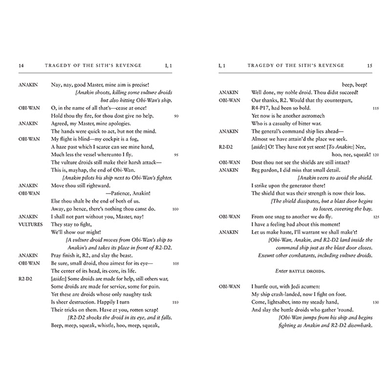 William Shakespeare's Tragedy of the Sith's Revenge: Star Wars Part the Third