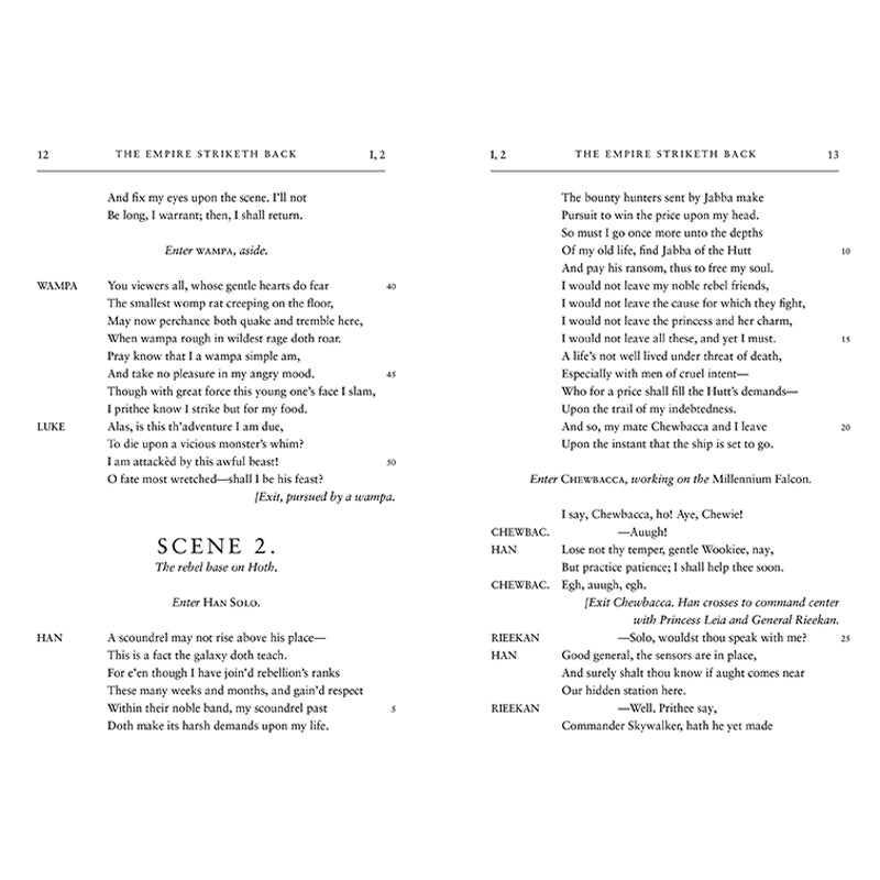 William Shakespeare's The Empire Striketh Back: Star Wars Part the Fifth