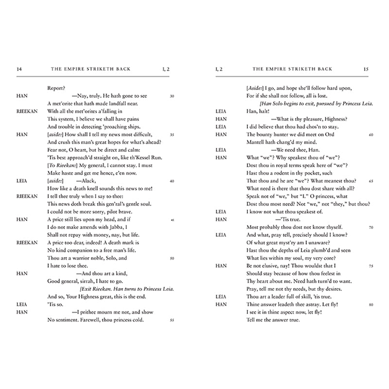 William Shakespeare's The Empire Striketh Back: Star Wars Part the Fifth