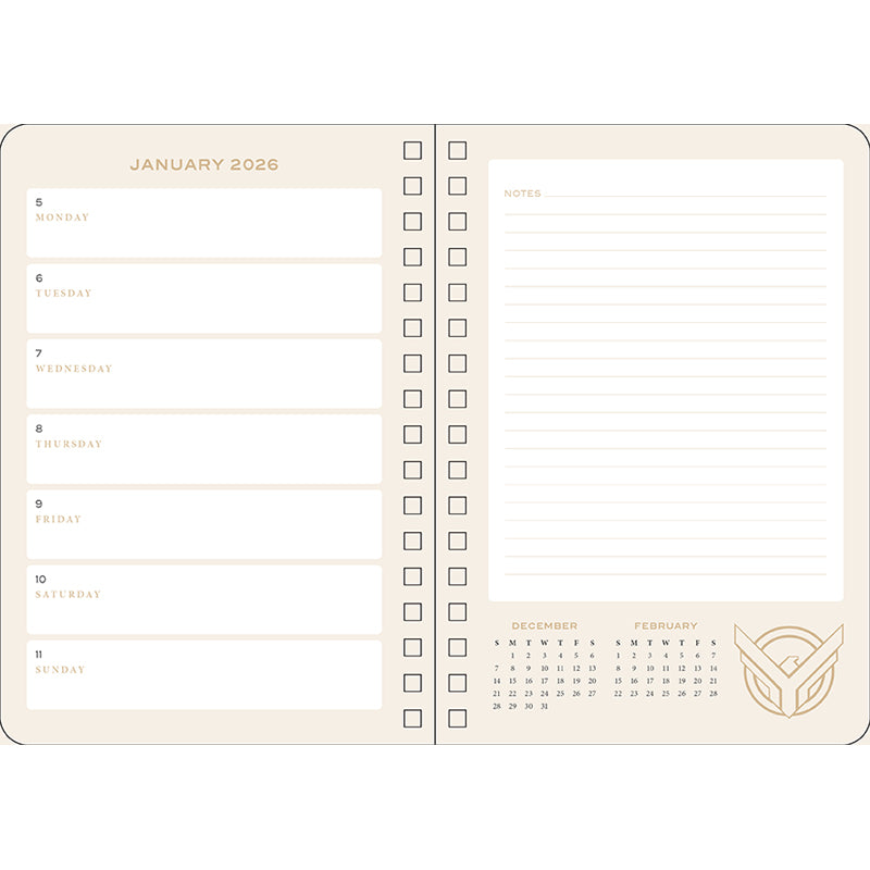 2026 Dune 13-Month Weekly Planner