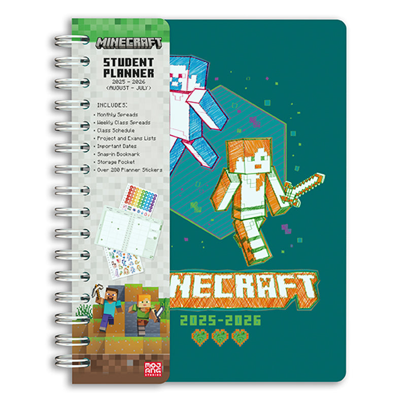 2025-2026 Minecraft Mobs Student Planner