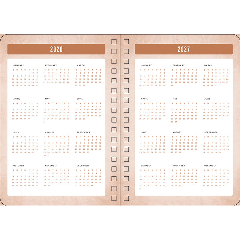 2026 Yellowstone: The Dutton Ranch 13-Month Weekly Planner