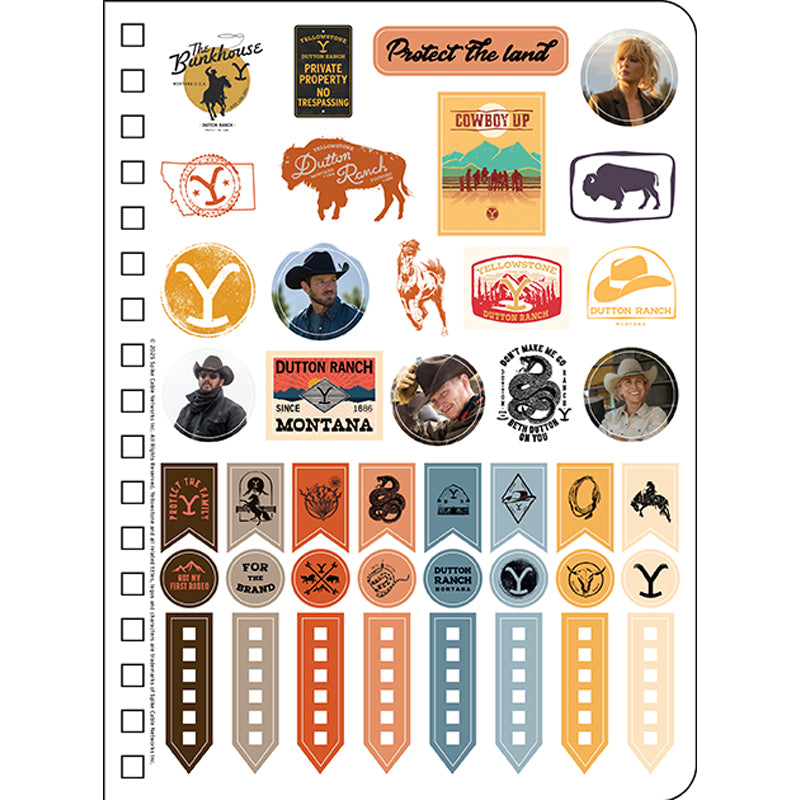 2026 Yellowstone: The Dutton Ranch 13-Month Weekly Planner