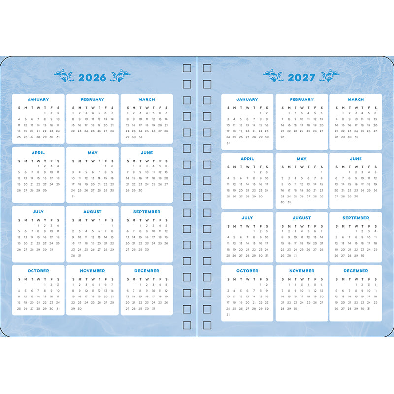 2026 Shark Week 13-Month Weekly Planner