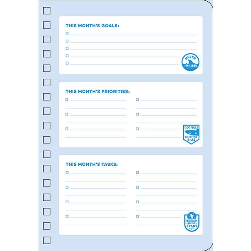 2026 Shark Week 13-Month Weekly Planner