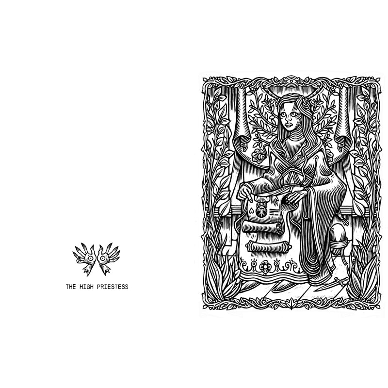 Tarot del Toro Coloring Book