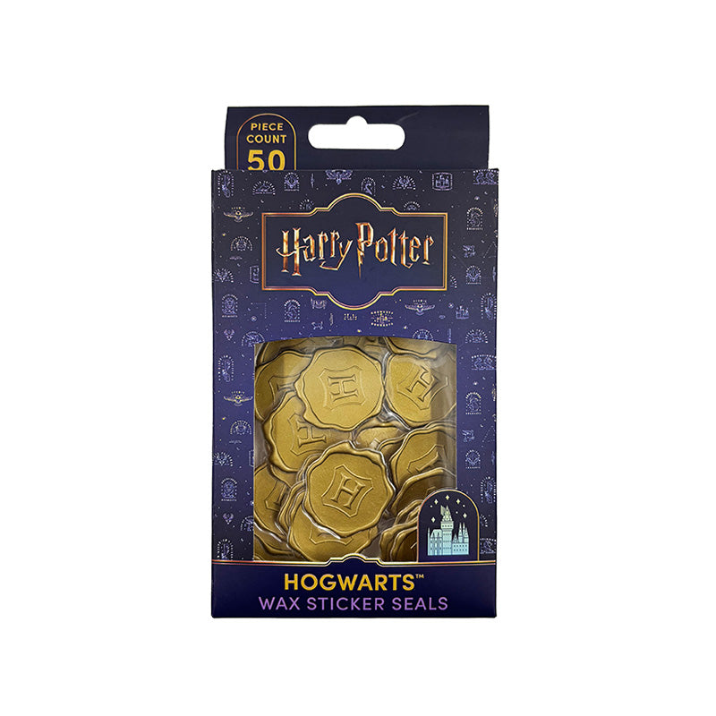 Harry Potter: Hogwarts Gold Wax Sticker Seals (Set of 50)