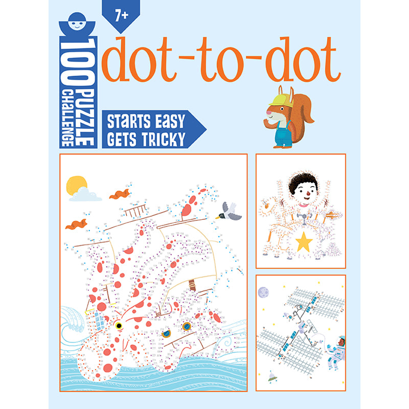 100 Puzzle Challenge Dot-to-Dot