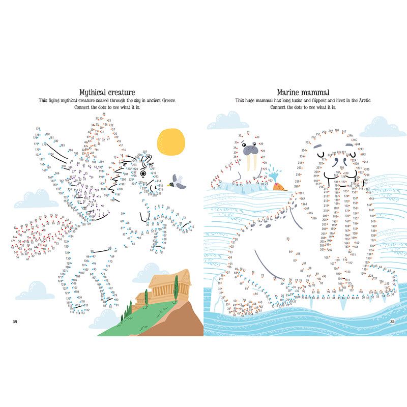 100 Puzzle Challenge Dot-to-Dot