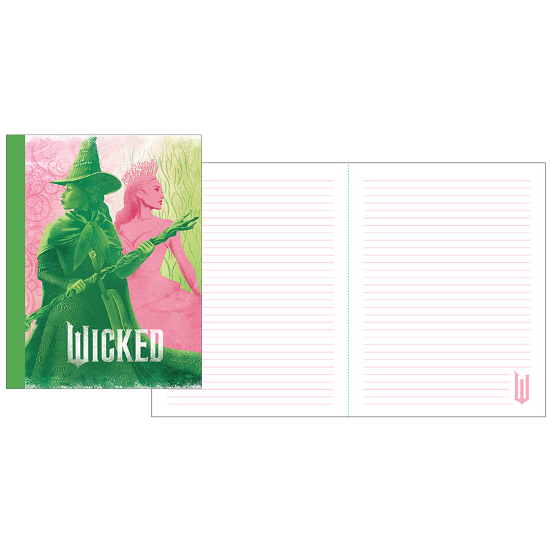 Wicked Pink & Green Composition Notebook Set (Set of 2)