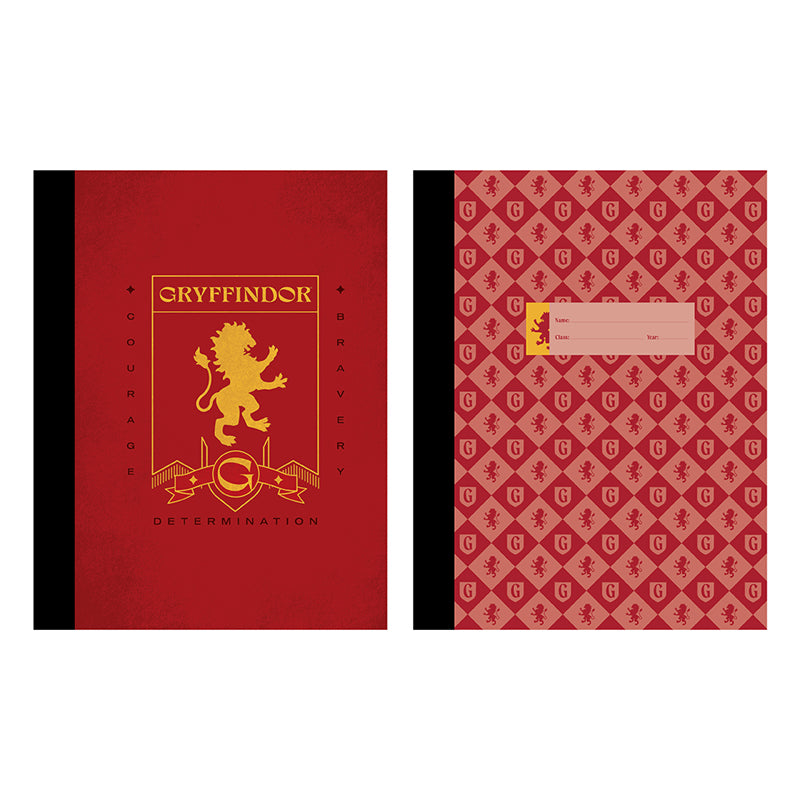 Harry Potter: Gryffindor Composition Notebook Set (Set of 2)