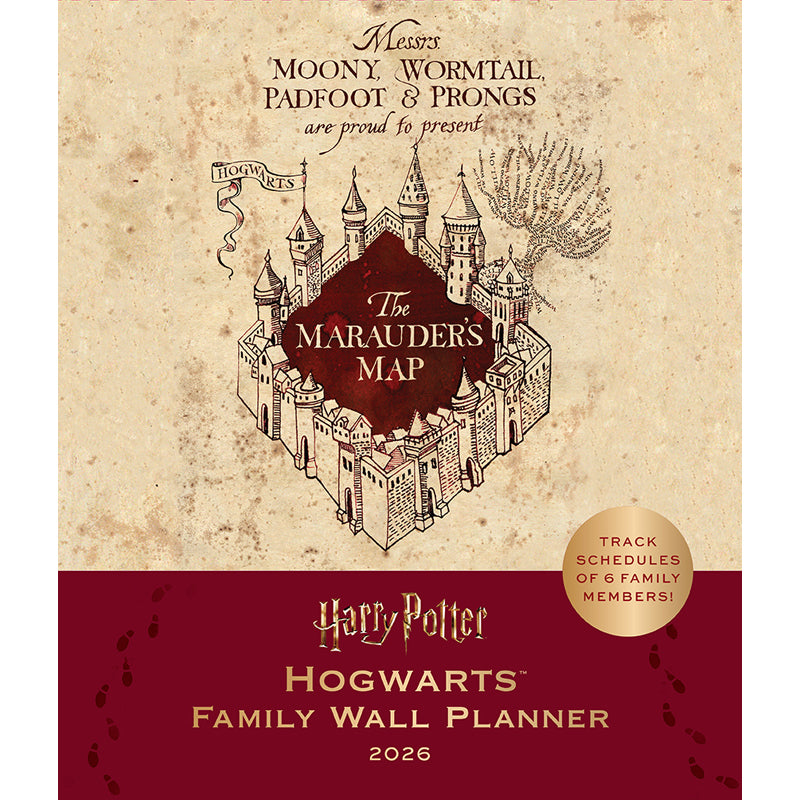 2026 Harry Potter: Hogwarts Family Wall Planner
