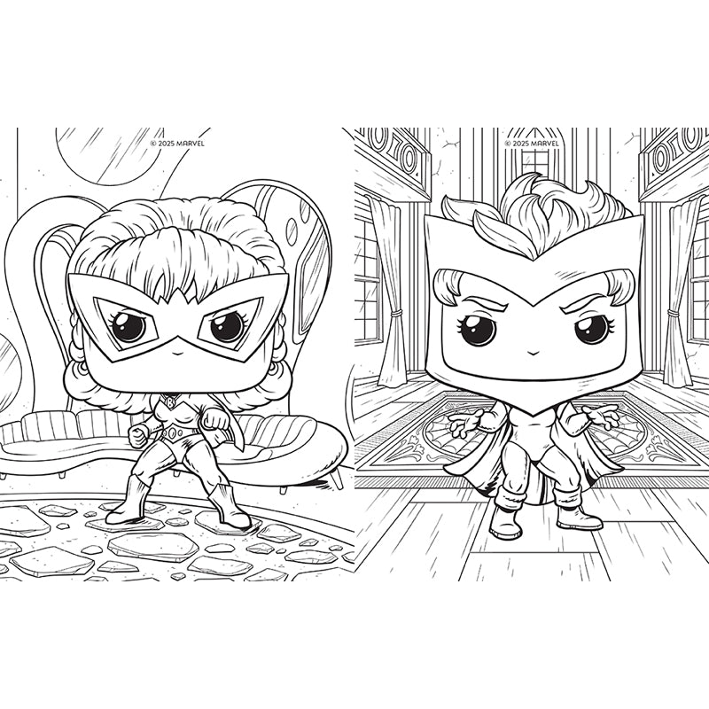 Marvel: The Official Avengers Funko POP! Coloring Book
