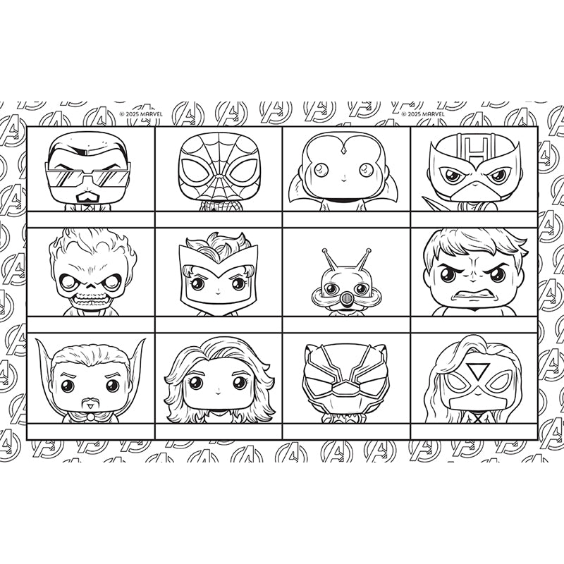 Marvel: The Official Avengers Funko POP! Coloring Book