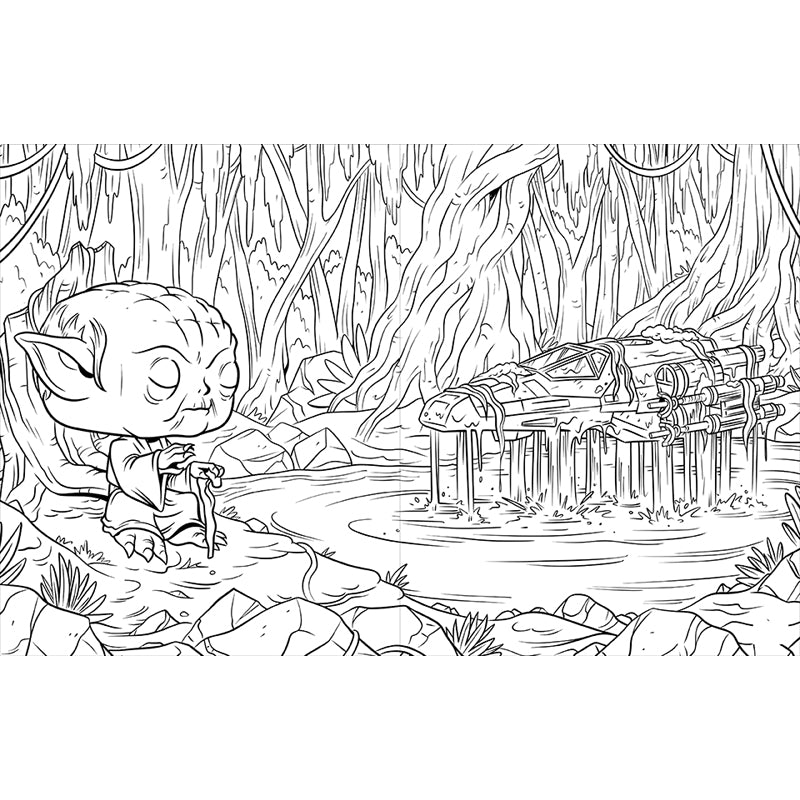 Star Wars: The Official Funko POP! Coloring Book