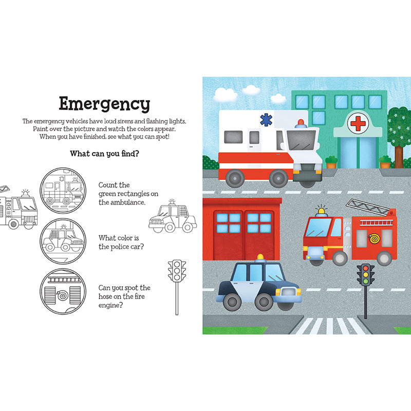 Magical Water Painting: Things That Go