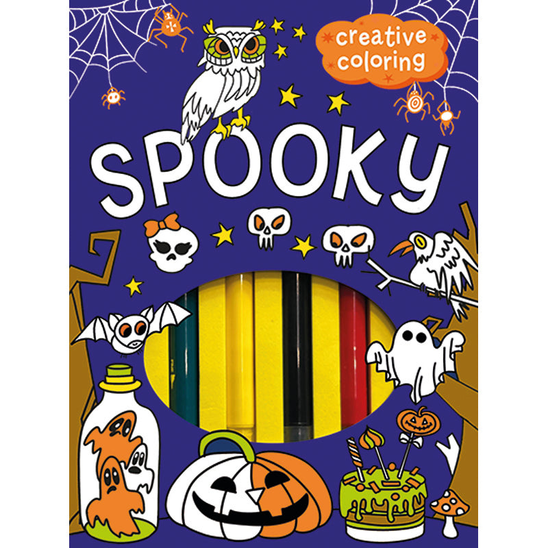 Creative Coloring: Spooky Mini-Coloring Kit