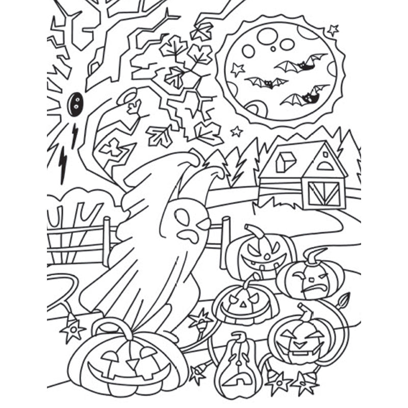 Creative Coloring: Spooky Mini-Coloring Kit
