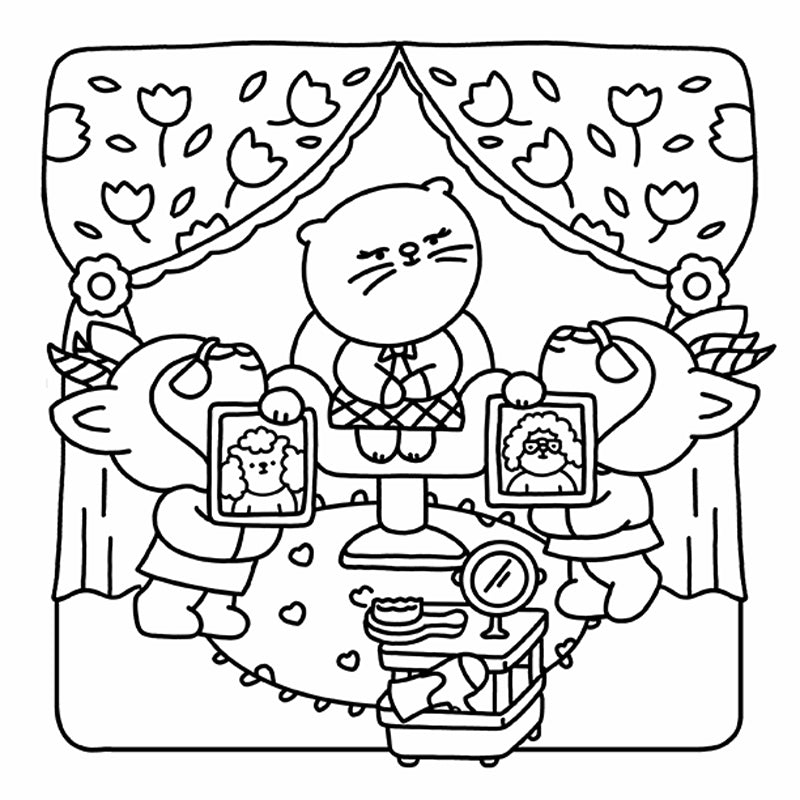 Summer Scenes: A Cozy Coloring Book