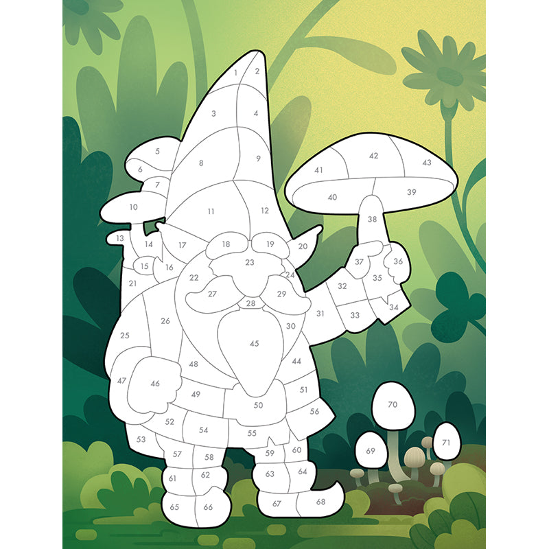 Sticker by Number: Mythical Creatures