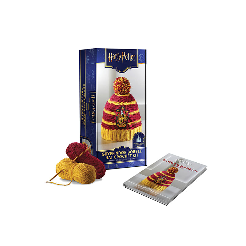 Harry Potter: Gryffindor Pom-Pom Beanie Crochet Kit