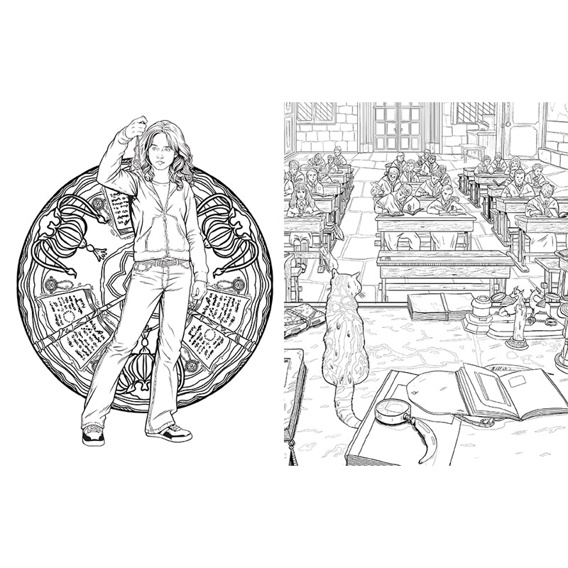 Harry Potter: Magical Places and Characters Coloring Book