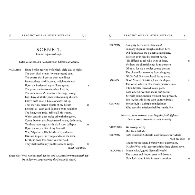 William Shakespeare's Tragedy of the Sith's Revenge: Star Wars Part the Third